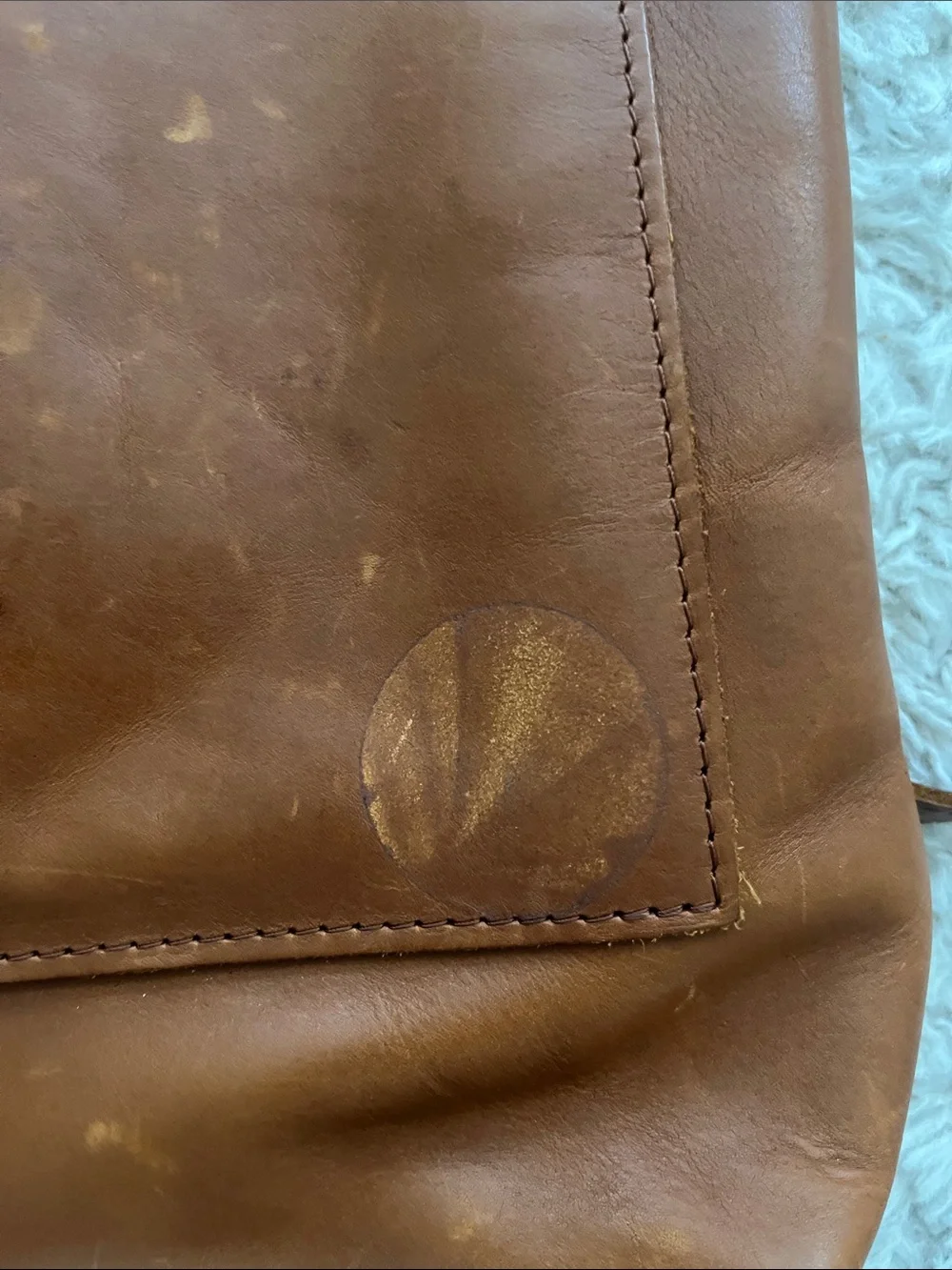 Portland Leather Laptop Leather Cognac Brown Leather Backpack